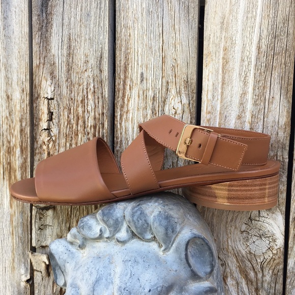 NWT Robert Clergerie Final Sandals Leather Brown 39
